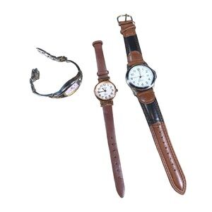 Bundle of 3 Classic Watches - Timex, Naidu & Field Style